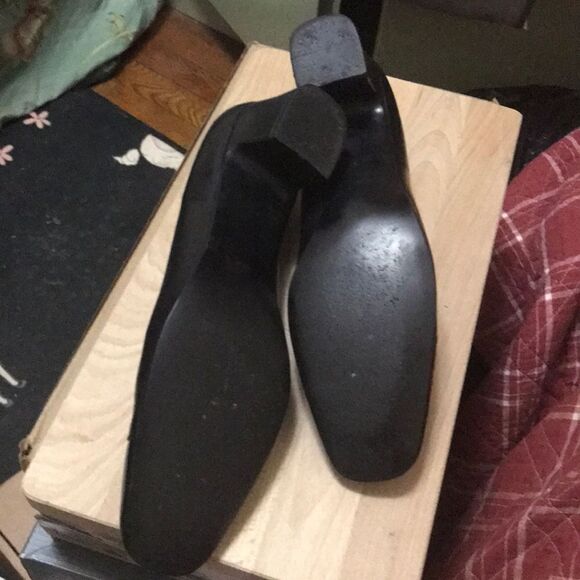 Naturalizer brand preloved pre owned good condition black heeled dress shoes - Picture 6 of 9